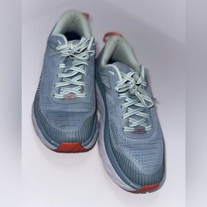 Hoka One One Womens Bondi 7 1110519 BFBG Blue Running Sneakers Sz 8